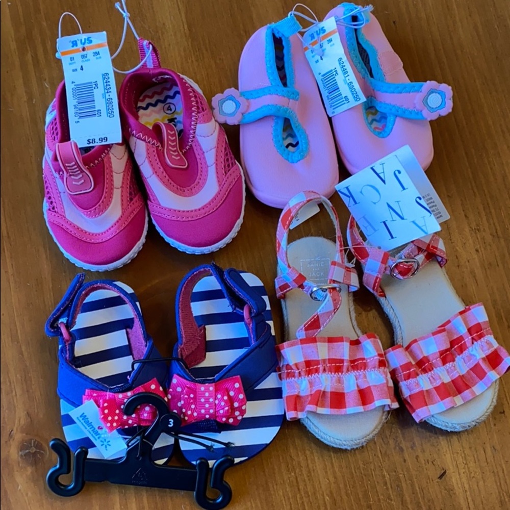 Baby summer sandals and water shoes